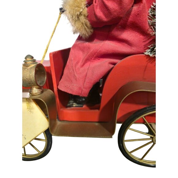 Smithsonian Institution Kurt Adler Santa Fabriche Holiday Drive Antique car READ - Picture 13 of 16